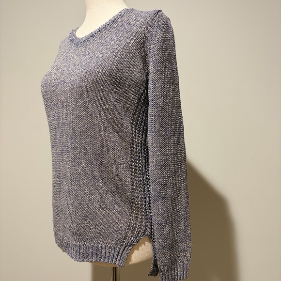 J. McLaughlin Bora Sweater Purple Metallic - Picture 2 of 9